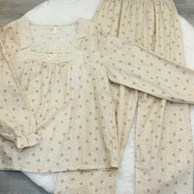 French Rose Lounge Set - 法式玫瑰居家服