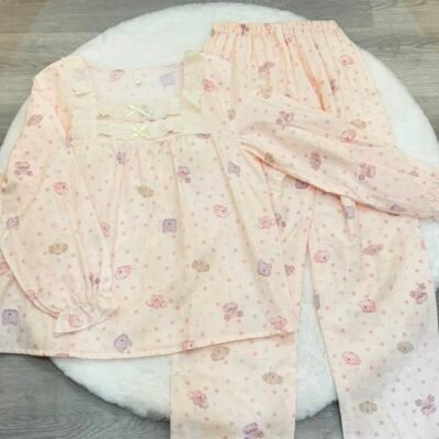 Star Candy Cream Long Lounge Set - 星糖奶霜居家服（长）