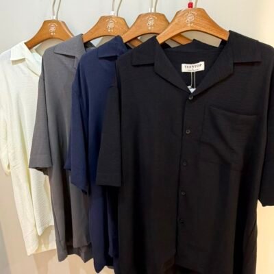 Men's Casual Short Sleeve Shirt - 男性短袖衬衫