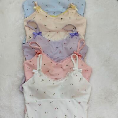 Sweet Floral Cami Top - 奶甜花朵小背心