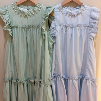 Lazy Ruffle Sleeve Dress - 慵懒飞飞袖连衣裙